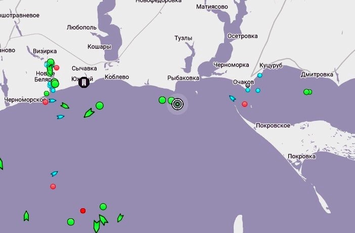 В Черном море в районе Рыбаковки терпит бедствие судно, вышедшее из Николаева