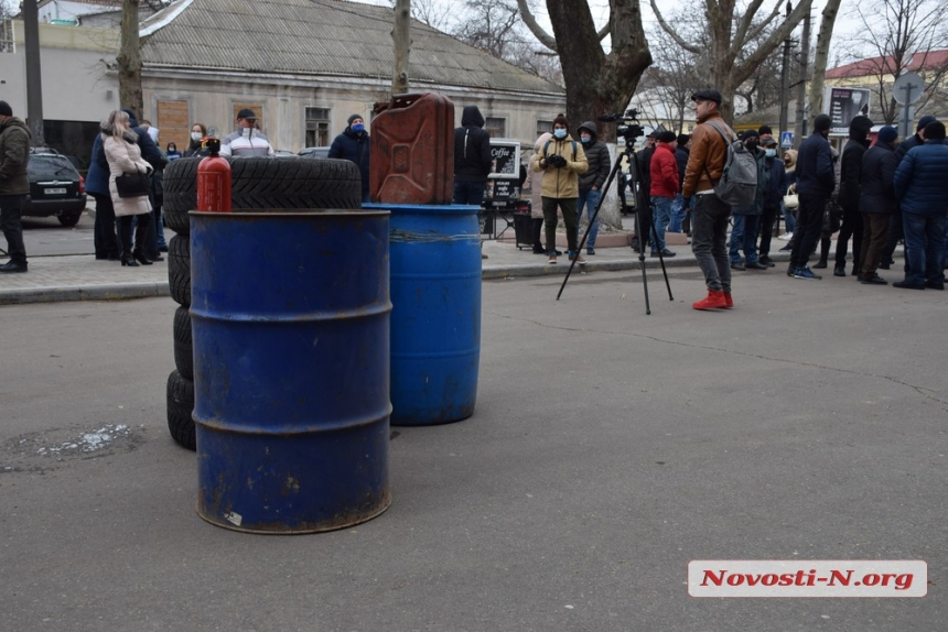 Как в Николаеве аграрии протестовали. ФОТОРЕПОРТАЖ