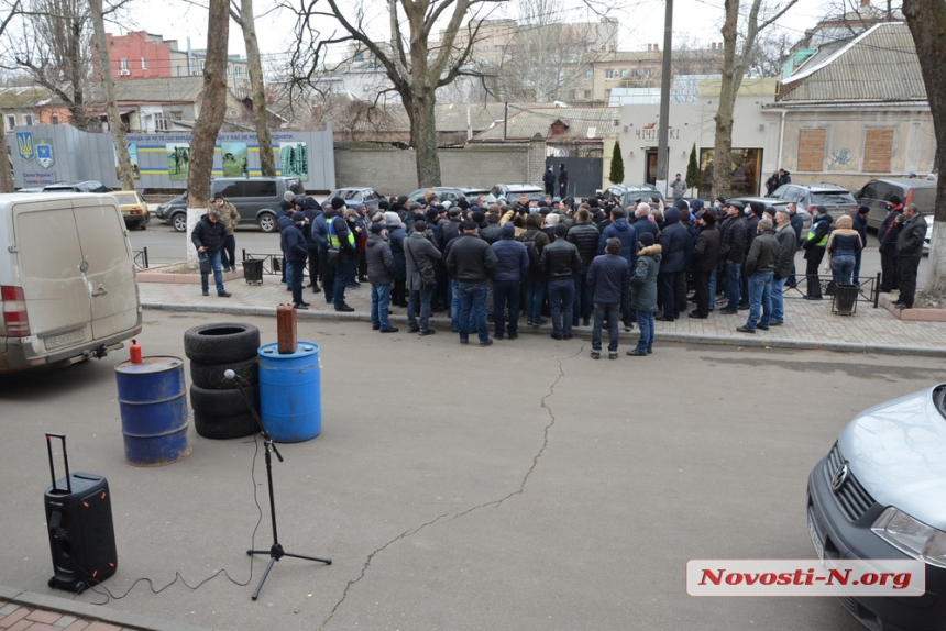 Как в Николаеве аграрии протестовали. ФОТОРЕПОРТАЖ