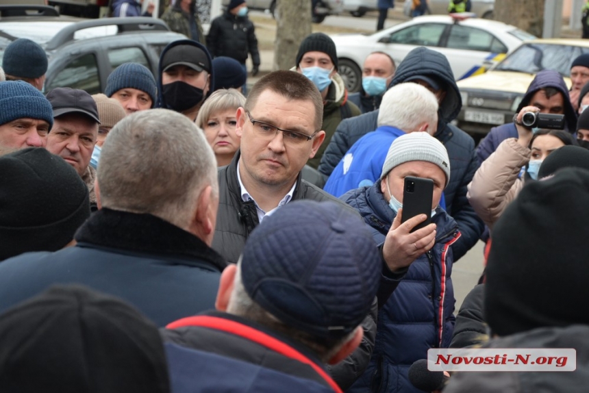 Как в Николаеве аграрии протестовали. ФОТОРЕПОРТАЖ