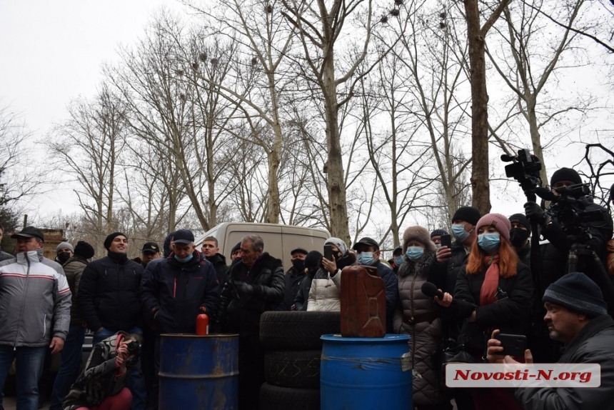 Как в Николаеве аграрии протестовали. ФОТОРЕПОРТАЖ