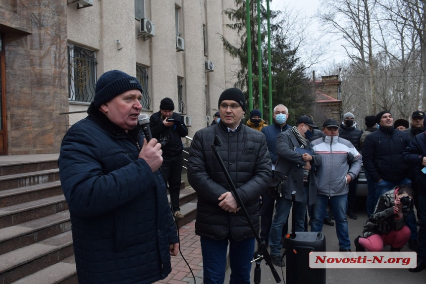 Как в Николаеве аграрии протестовали. ФОТОРЕПОРТАЖ