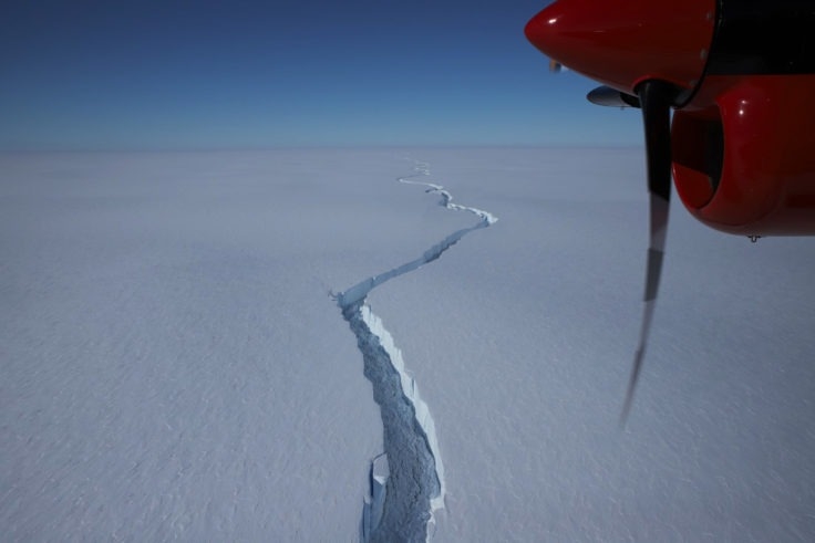 В Антарктиде откололся гигантский айсберг. ВИДЕО