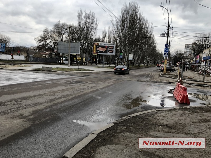 В Николаеве открыли проезд по проспекту. Видео