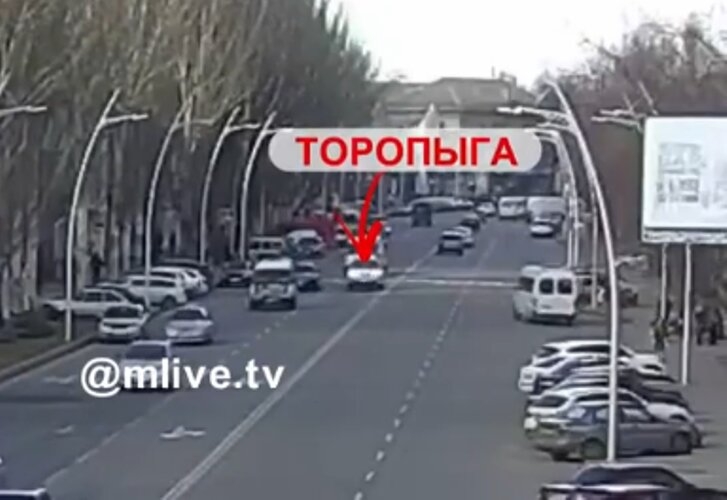 В Запорожской области водитель джипа заигрался в обгон и поплатился за это. ВИДЕО