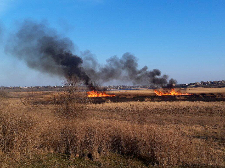 В Николаевской области за сутки из-за поджогов выгорело более 1,8 га территории