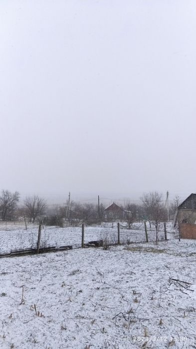 В Николаеве начался снегопад