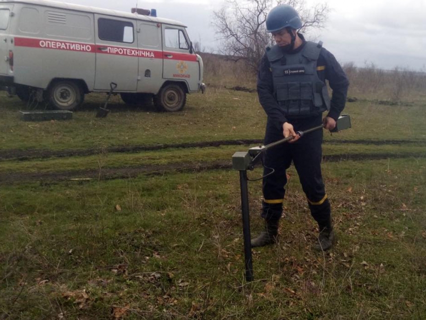 В Николаевской области мужчина «наткнулся» на мину
