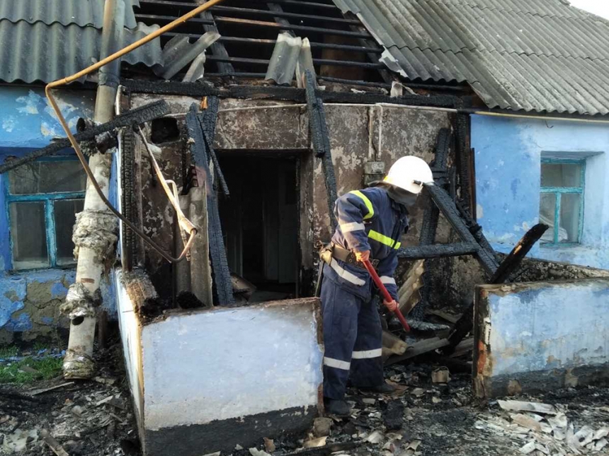 В Николаевской области при пожаре хозяин дома получил множество ожогов - пострадавший в больнице