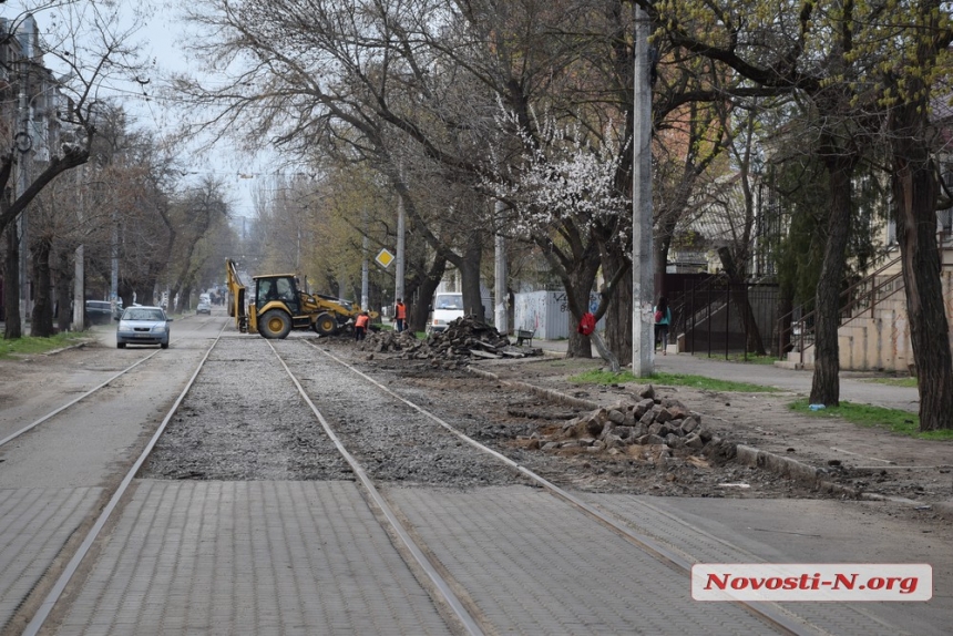 В Николаеве продолжили ремонт многострадальной улицы Потемкинской – дорога перекрыта   
