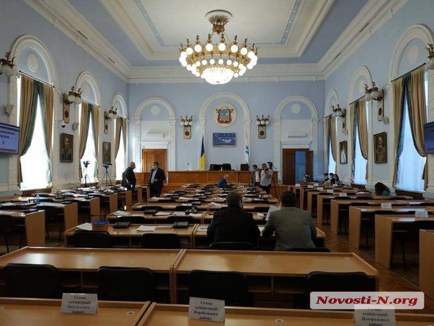 В Николаеве из-за карантина сессию горсовета проведут в закрытом режиме