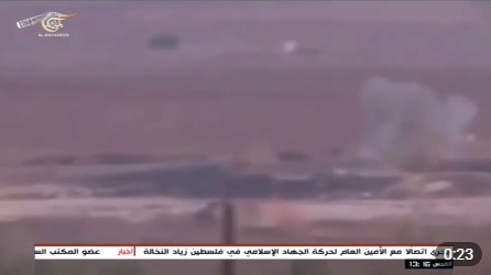 Появилось видео атаки «Исламского джихада» на израильский бронеавтомобиль