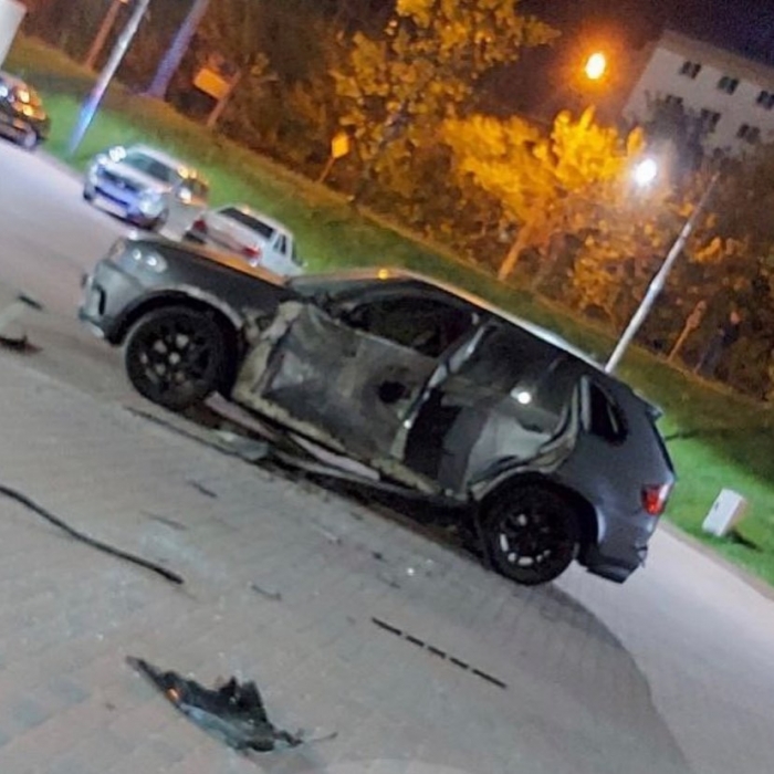 Появилось видео стрельбы из РПГ по BMW в Ивано-Франковске 
