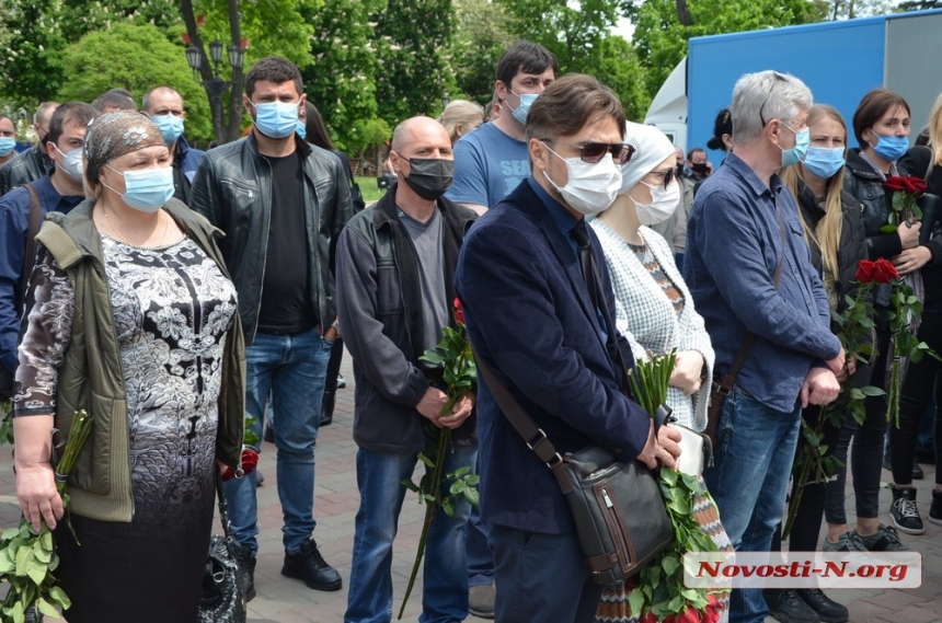В Одессе провожают в последний путь Вячеслава Симченко