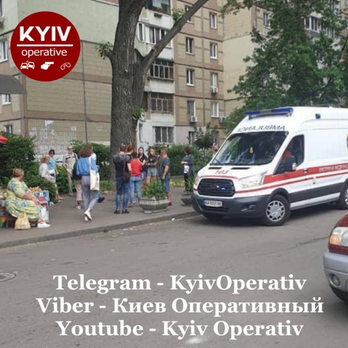 В Киеве с седьмого этажа выпал двухлетний ребенок