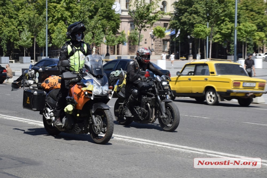 «Мотопробег единства-2021» посетил Николаев (фоторепортаж)