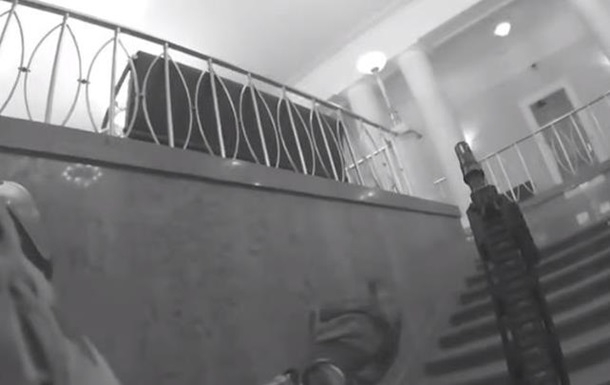 В МВД показали задержание захватчика Кабмина (видео)