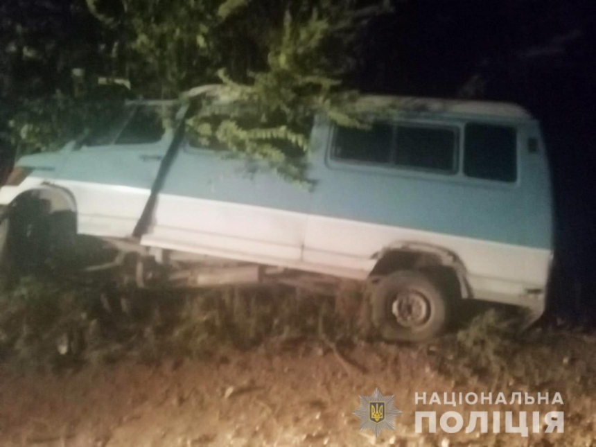 В Николаевской области 22-летний пьяный водитель на «Мерседесе» врезался в дерево, один погибший и двое пострадавших