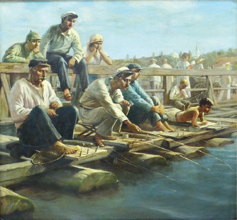 В фондах Николаевского музея случайно нашли картину «Ингульский мост» (фото)