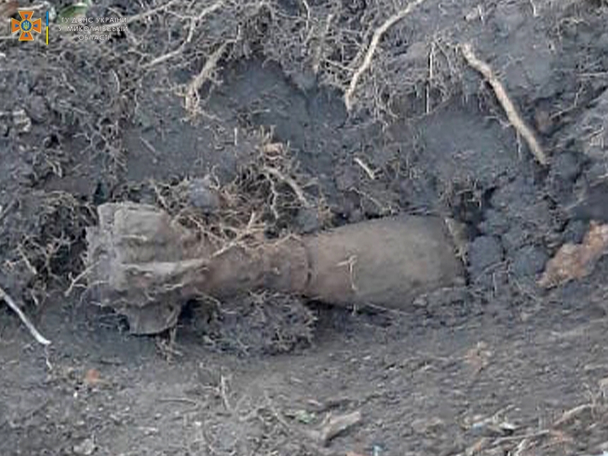 Николаевские пиротехники уничтожили минометную мину