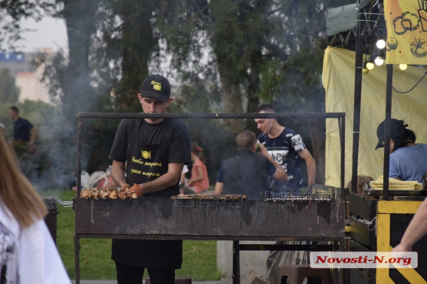 Серую площадь окутал дым от шашлыков: как празднуют николаевцы (фото)