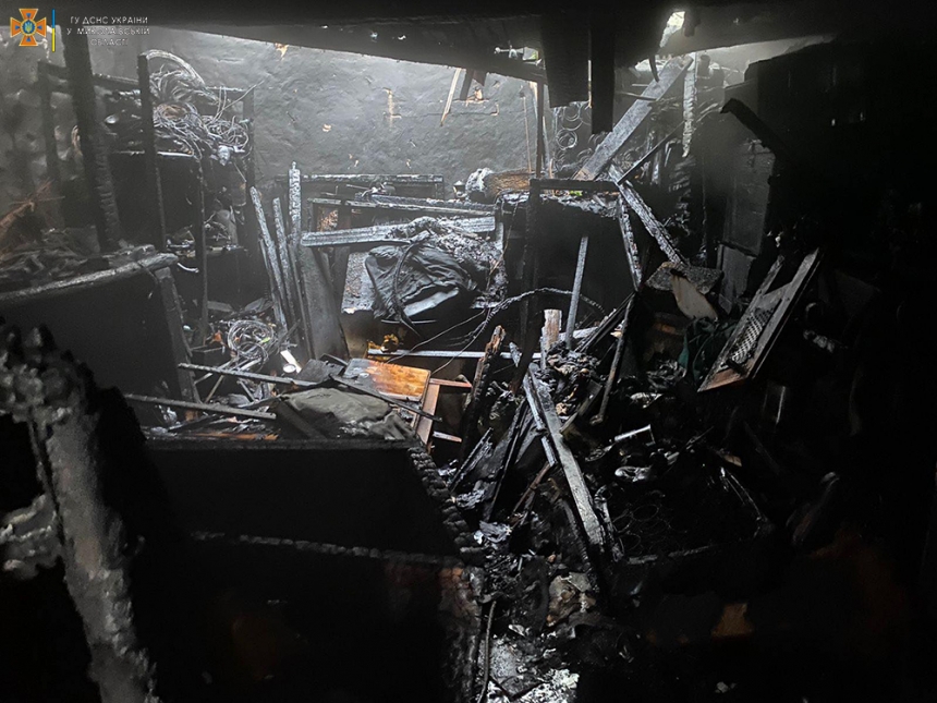 В Николаевской области горели жилые дома
