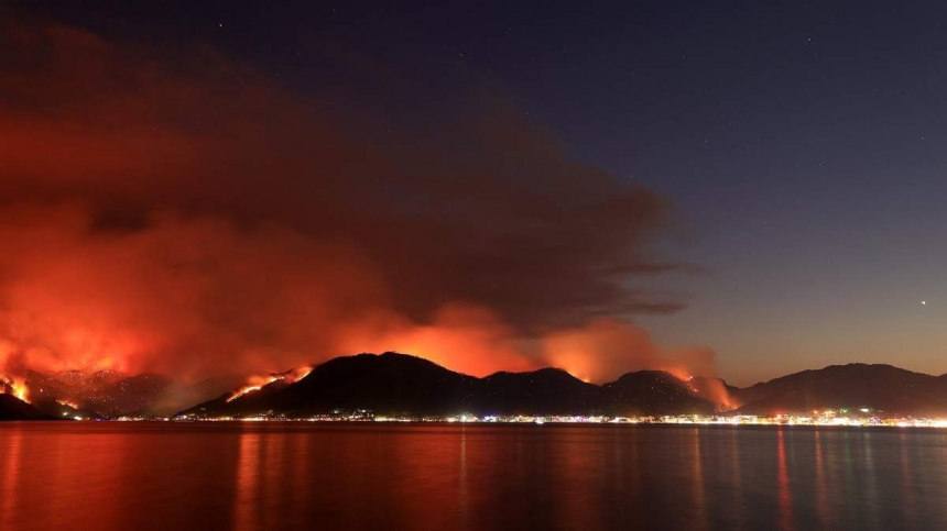 В Турции снова вспыхнули лесные пожары