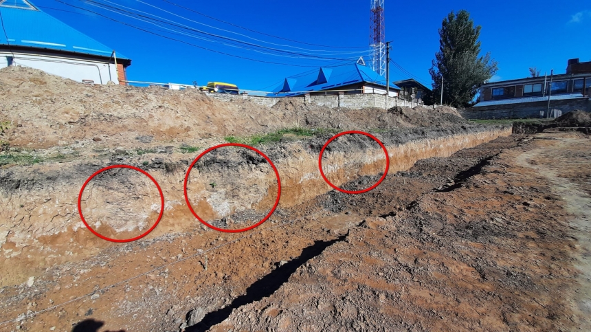 В Николаевской области при строительстве супермаркета обнаружили человеческие останки (фото)