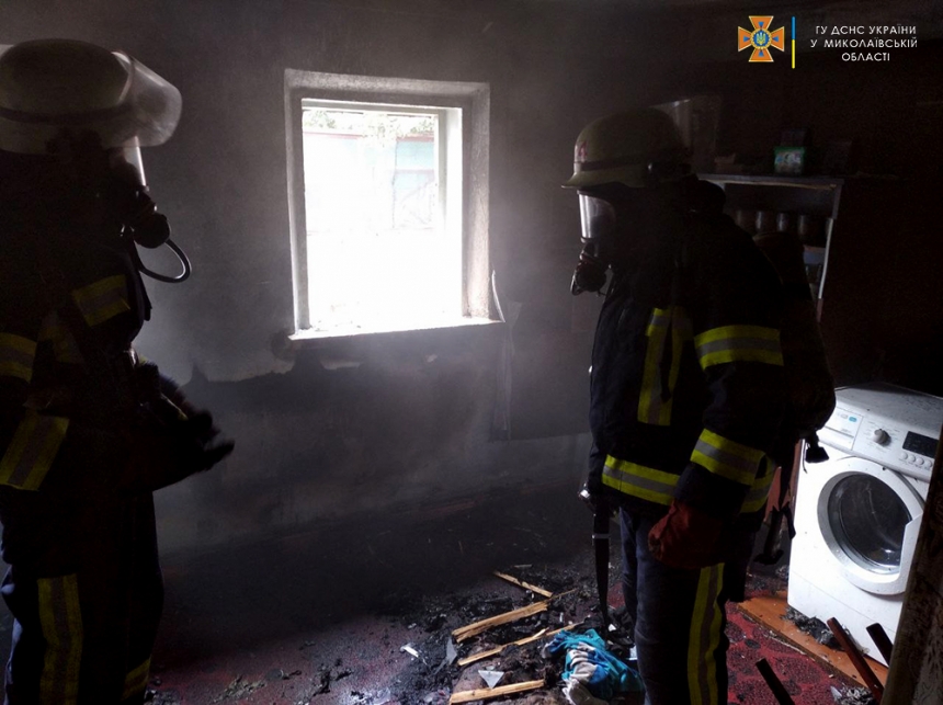 В Снигиревке при пожаре жилого дома погибла пенсионерка