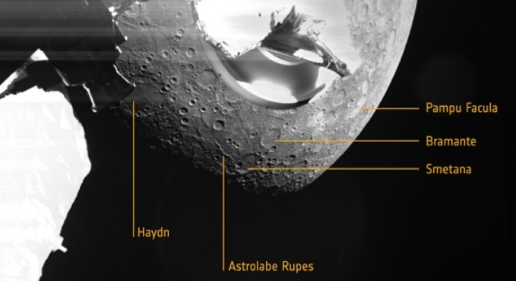 Космический аппарат прислал первые фото Меркурия