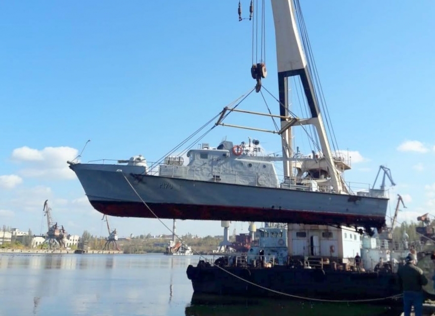 В Николаев на ремонт стал патрульный катер «Скадовск»
