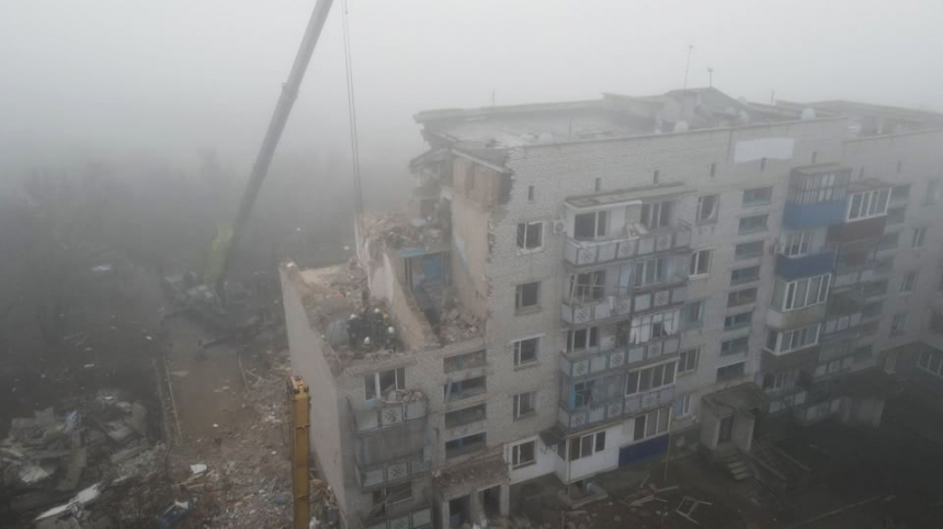Взрыв в Новой Одессе: разбор завалов продолжался всю ночь (фото)
