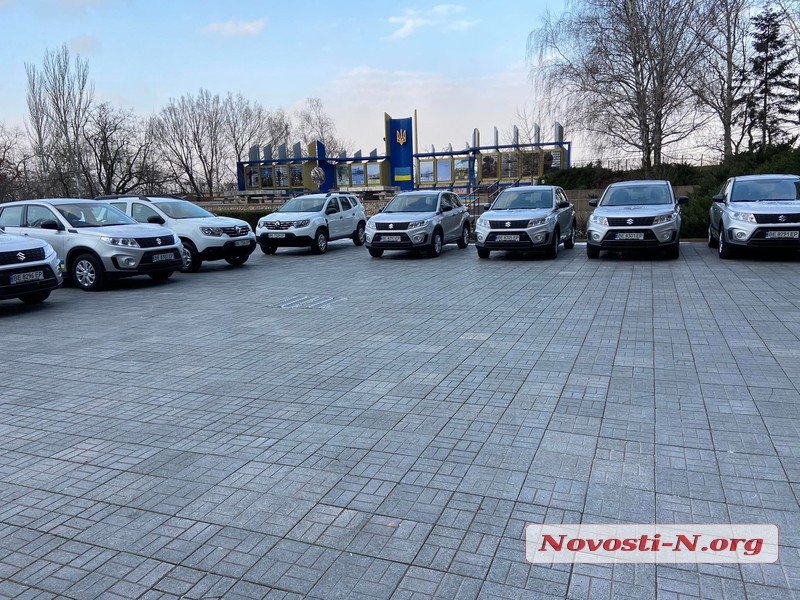 В Николаеве органам юстиции передали 32 новых служебных автомобиля