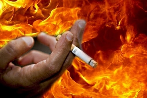 Под Харьковом из-за непогашенной сигареты чуть не погибли ребенок и трое взрослых