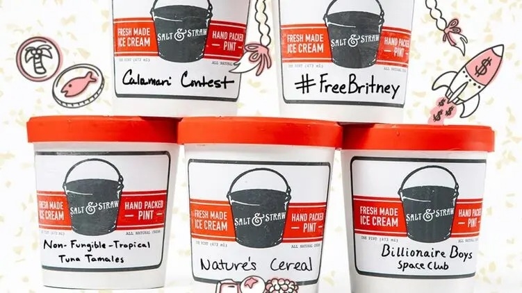 Бритни Спирс и «Игра в кальмара»: в США выпустили мороженое со вкусами главных тем 2021 года