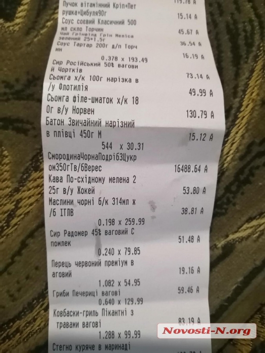 В николаевском супермаркете покупателю пробили смородину по 16 тыс. гривен