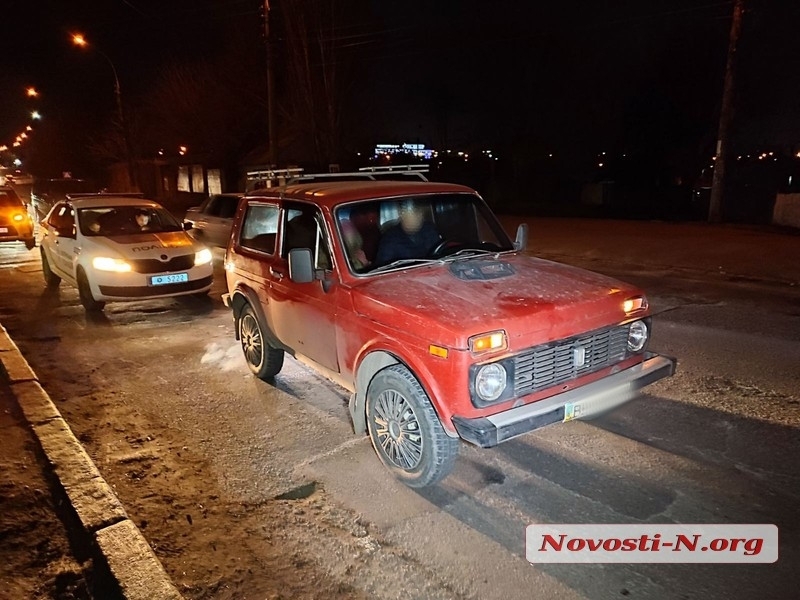 Появилось видео момента наезда «Нивы» на пешехода в Николаеве