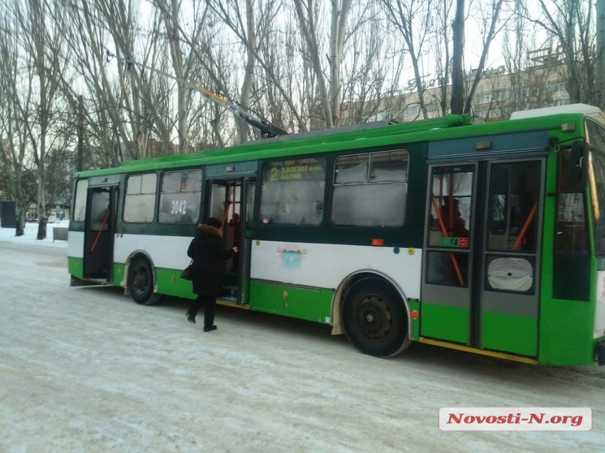 В Николаеве часть маршруток заменят троллейбусами