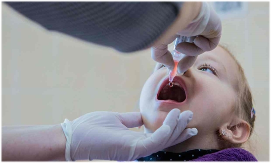В Николаевской области в полном объеме от полиомиелита не привиты почти 14% детей