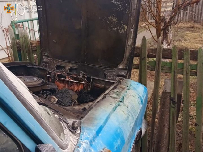 В Николаевской области дважды горели автомобили