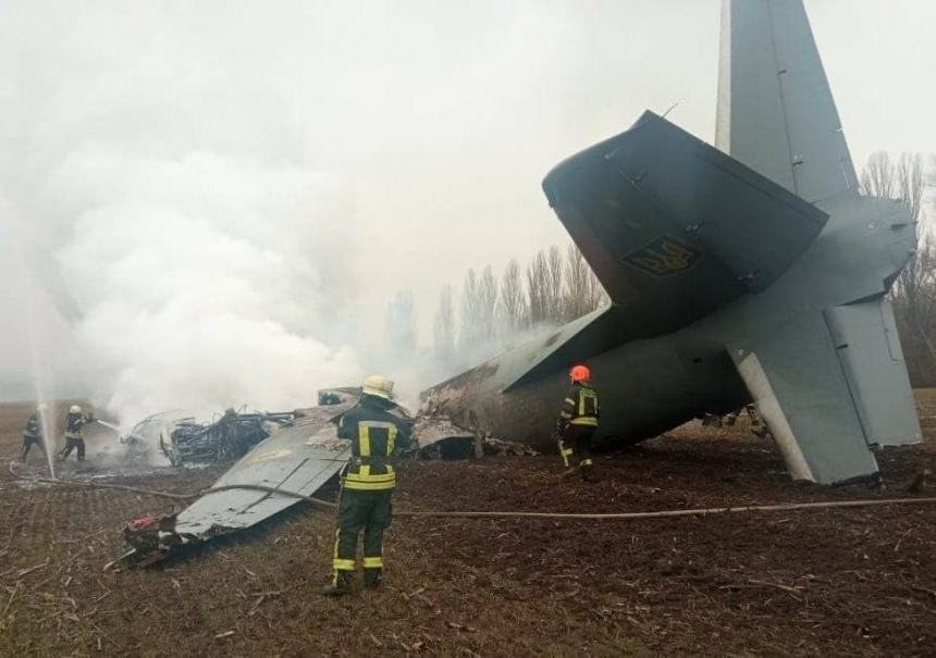 В Киевской области упал самолет ВСУ, есть жертвы