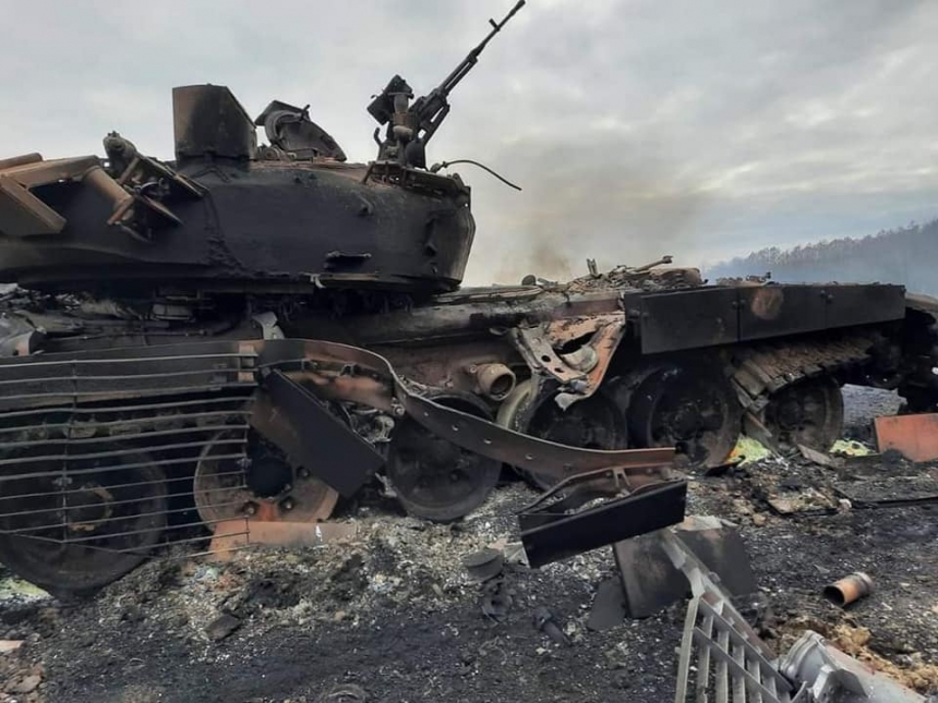 В Черниговской области ВСУ уничтожили танковую роту России - Минобороны