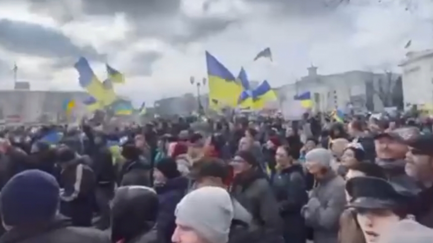 В Херсоне проходит митинг против российской оккупации (видео)