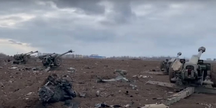 Под Николаевом уничтожили артиллерийскую батарею россиян (фото)