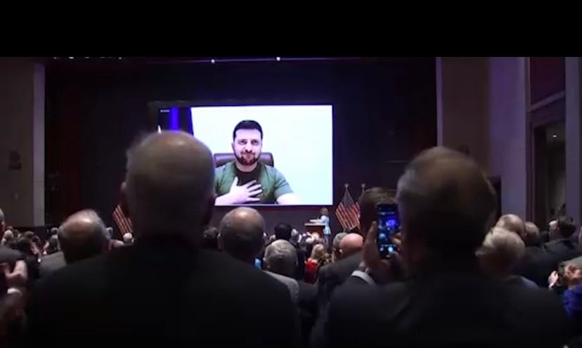 Зеленский выступил перед Конгрессом США (видео)