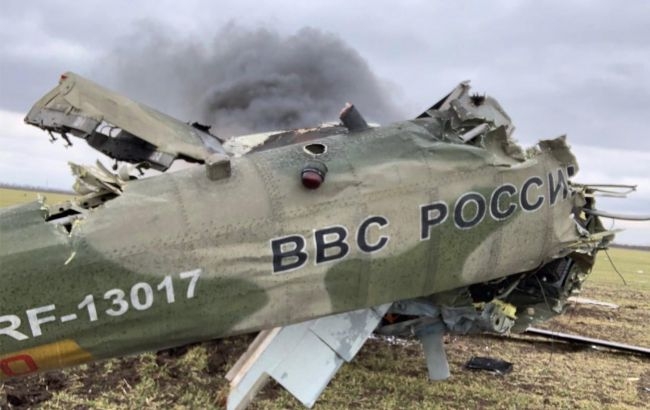 Российская авиация за сутки потеряла шесть «беспилотников», самолет и пару вертолетов