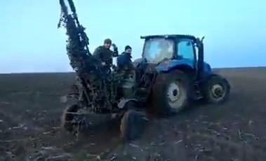 В Николаевской области ВСУ похвастались захваченной у россиян зениткой (видео)