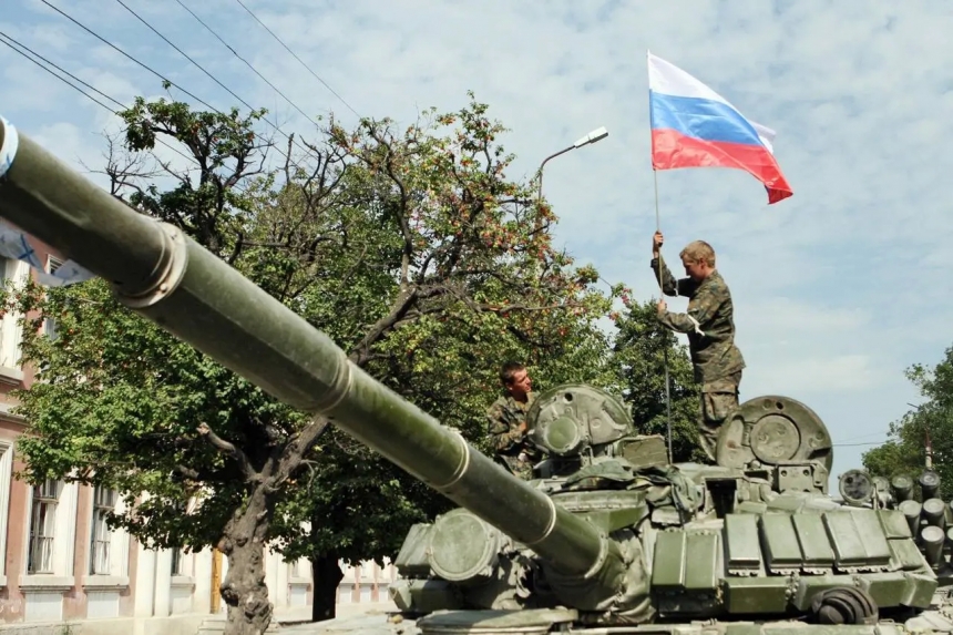 Российские войска перемещаются из Грузии в Украину
