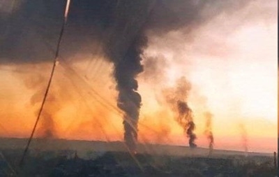 Из-за обстрелов в Луганской области горят леса (видео)