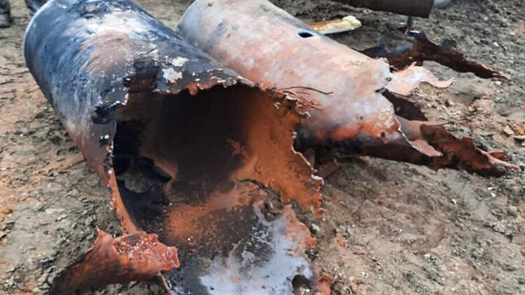 В Харькове во время обстрела российский снаряд попал в газопровод